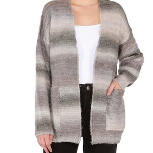 Women's Texture-Knit Striped Cardigan Made for Macy’s